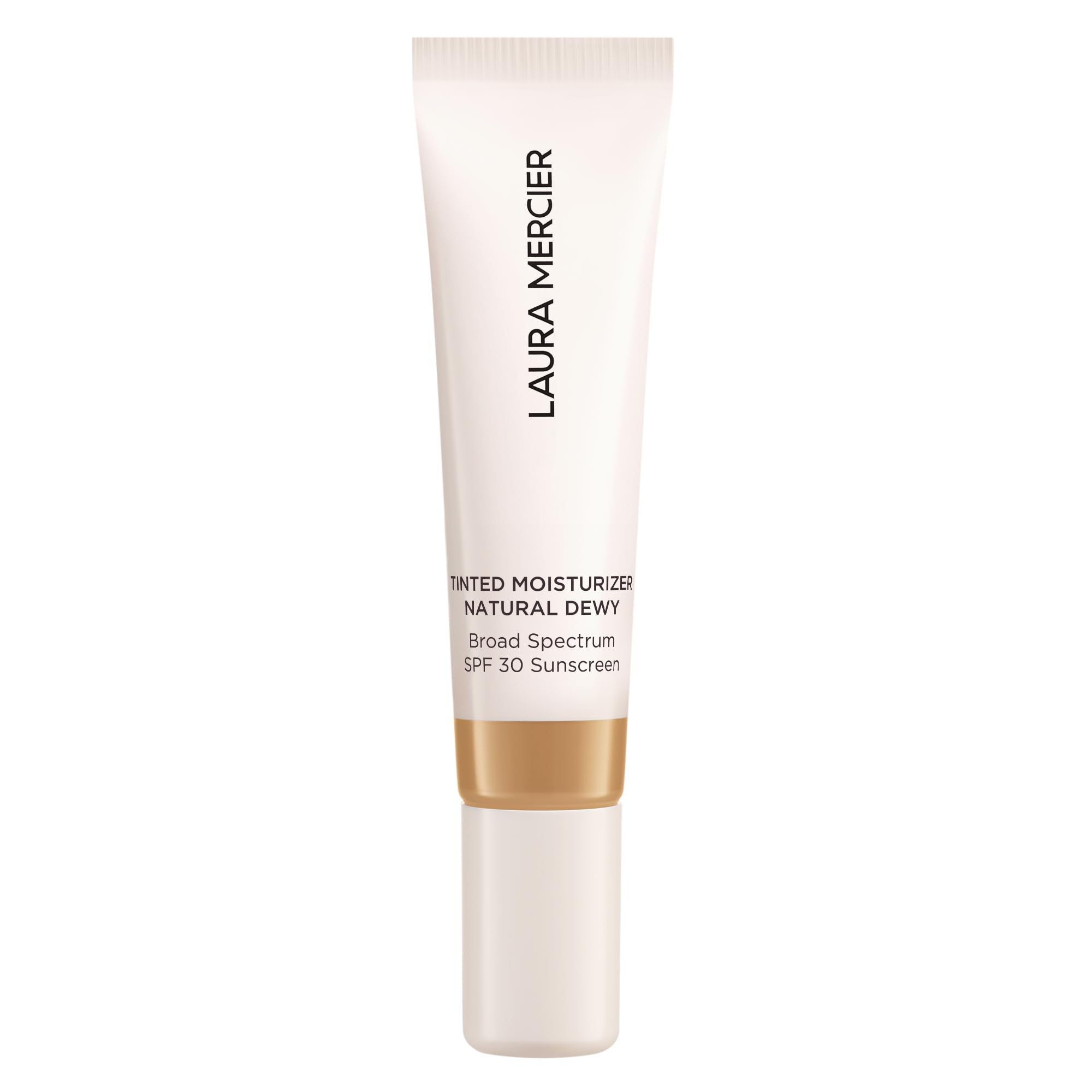 Laura Mercier Tinted Moisturizer Natural Dewy with SPF 30: 24HR+ Hydration, Long Lasting, Sheer to Light, Buildable Coverage, Dewy Finish, Improve Skin Tone and Texture, Skin Tint