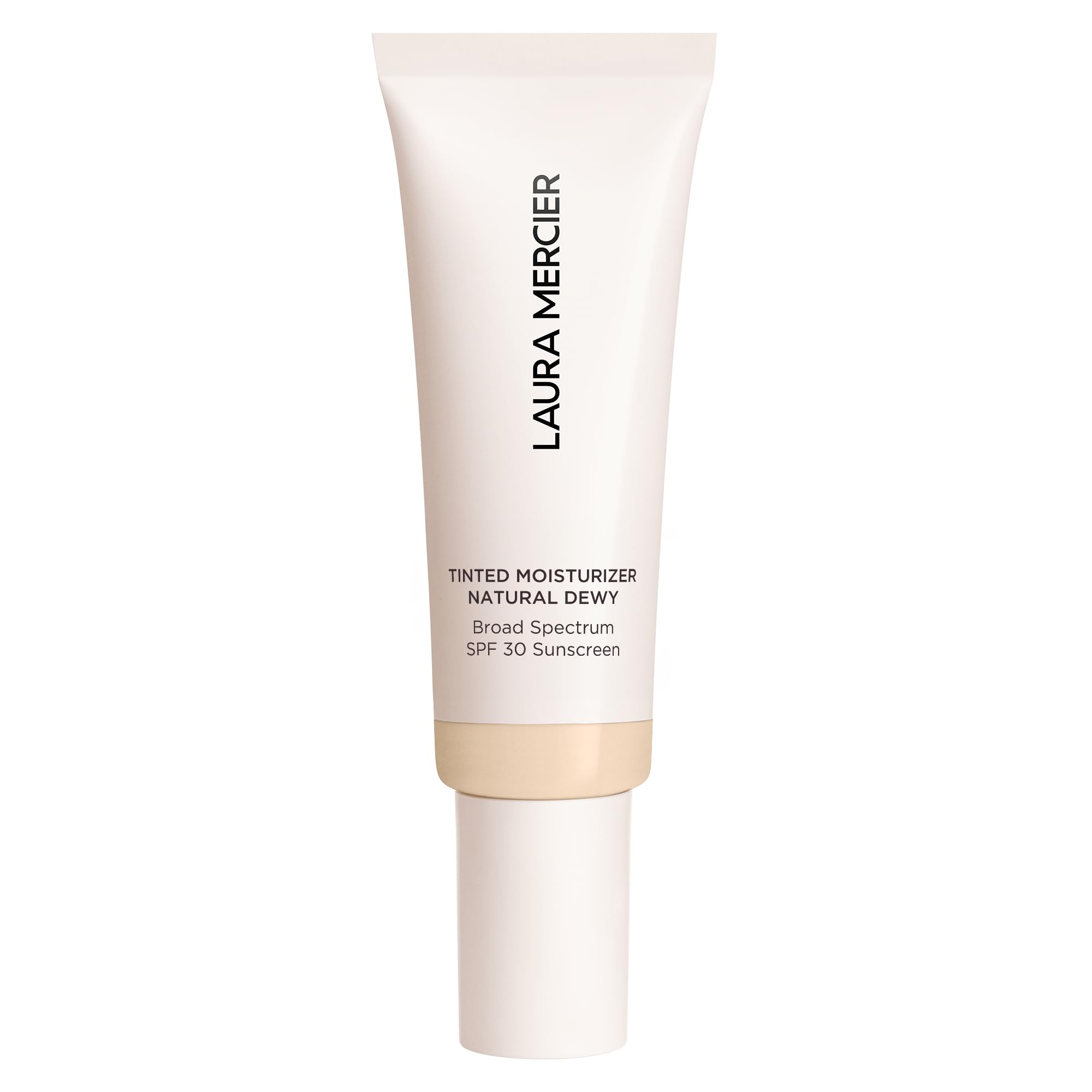 Laura Mercier Tinted Moisturizer Natural Dewy with SPF 30: 24HR+ Hydration, Long Lasting, Sheer to Light, Buildable Coverage, Dewy Finish, Improve Skin Tone and Texture, Skin Tint