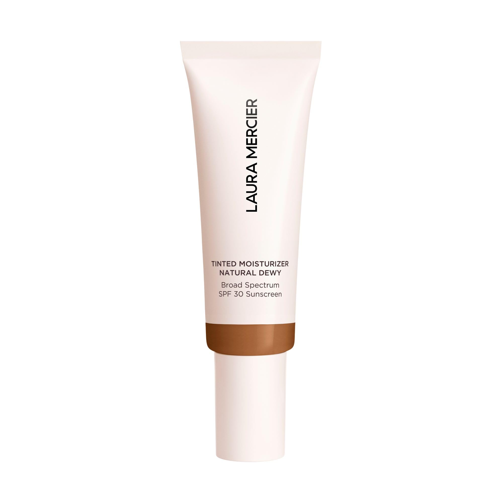 Laura Mercier Tinted Moisturizer Natural Dewy with SPF 30: 24HR+ Hydration, Long Lasting, Sheer to Light, Buildable Coverage, Dewy Finish, Improve Skin Tone and Texture, Skin Tint