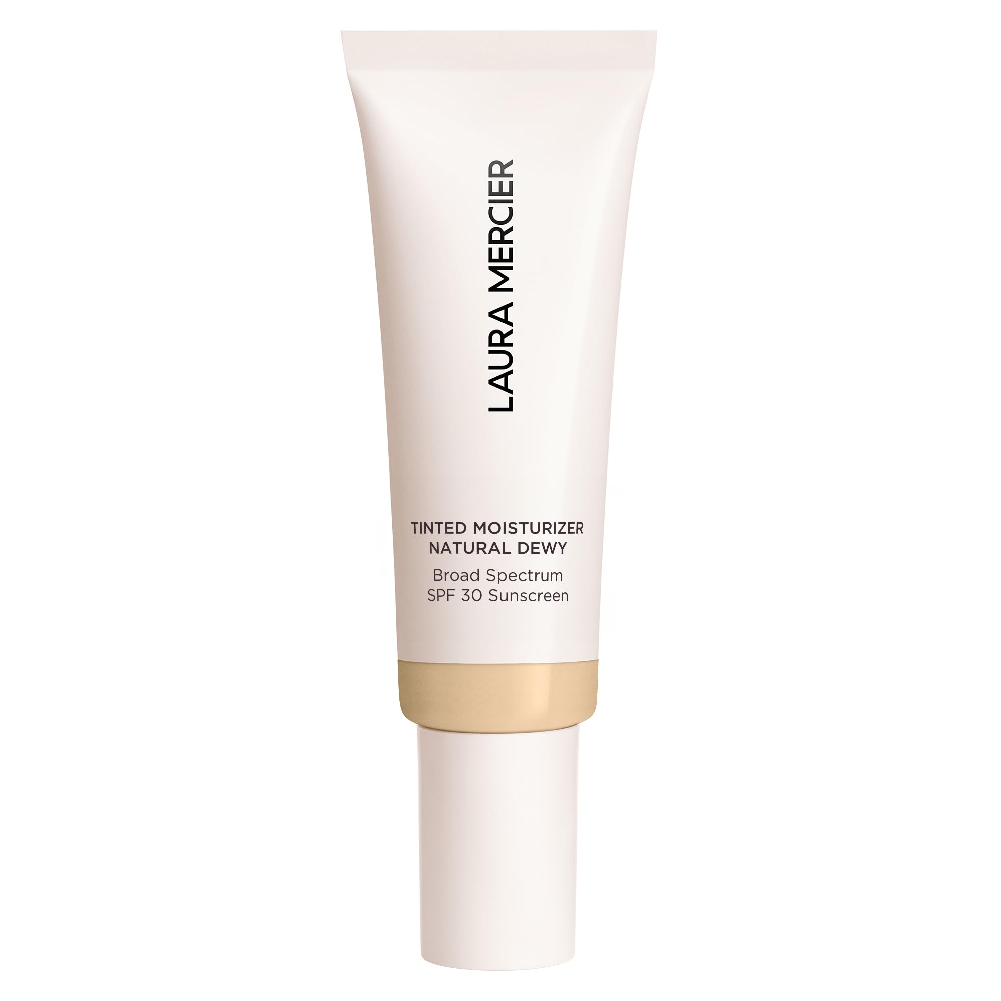 Laura Mercier Tinted Moisturizer Natural Dewy with SPF 30: 24HR+ Hydration, Long Lasting, Sheer to Light, Buildable Coverage, Dewy Finish, Improve Skin Tone and Texture, Skin Tint