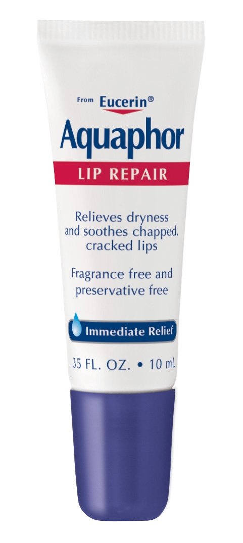 Aquaphor Lip Repair Ointment, Moisturizing Lip Balm Pack, Relieves Dryness, 0.35 Tube, Pack of 2