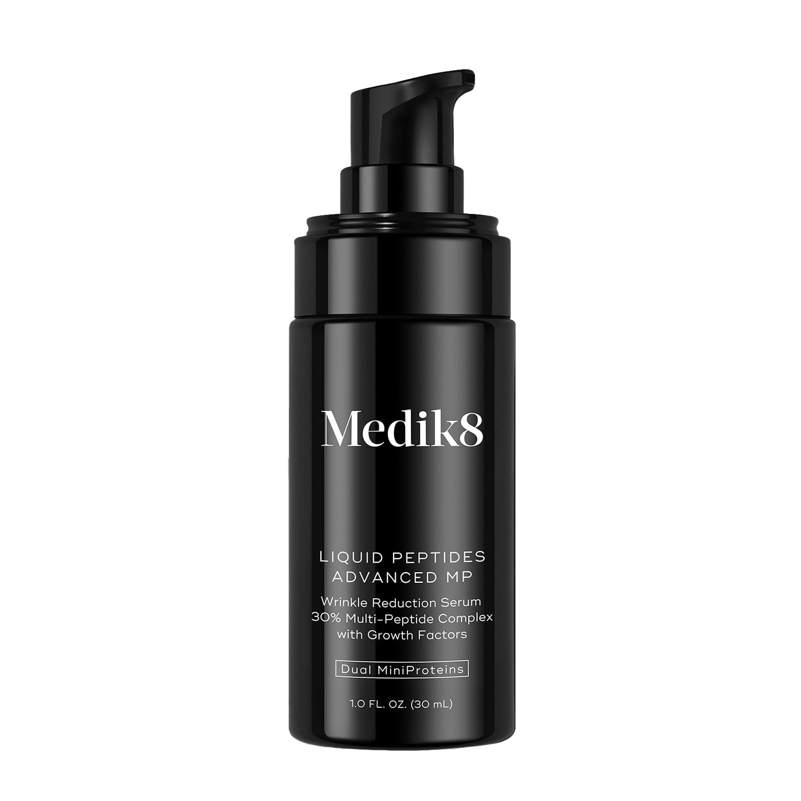 Medik8 Liquid Peptides - Regenerating Multi Peptide Serum - Smooths Wrinkles and Fine Lines - Hydrating, Brightening, Plumping - 1.0 oz