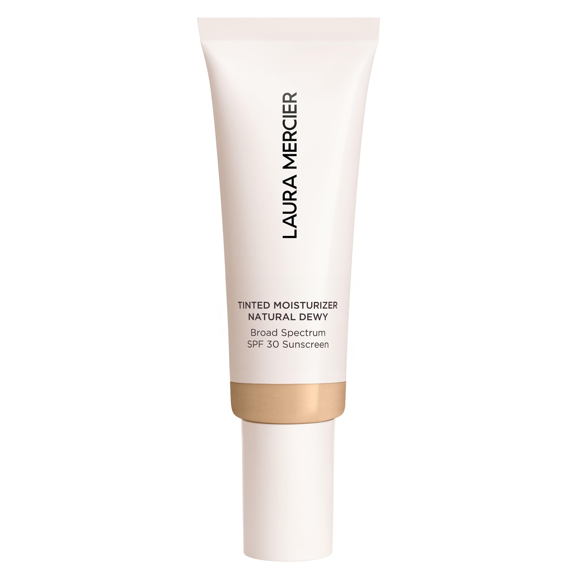 Laura Mercier Tinted Moisturizer Natural Dewy with SPF 30: 24HR+ Hydration, Long Lasting, Sheer to Light, Buildable Coverage, Dewy Finish, Improve Skin Tone and Texture, Skin Tint
