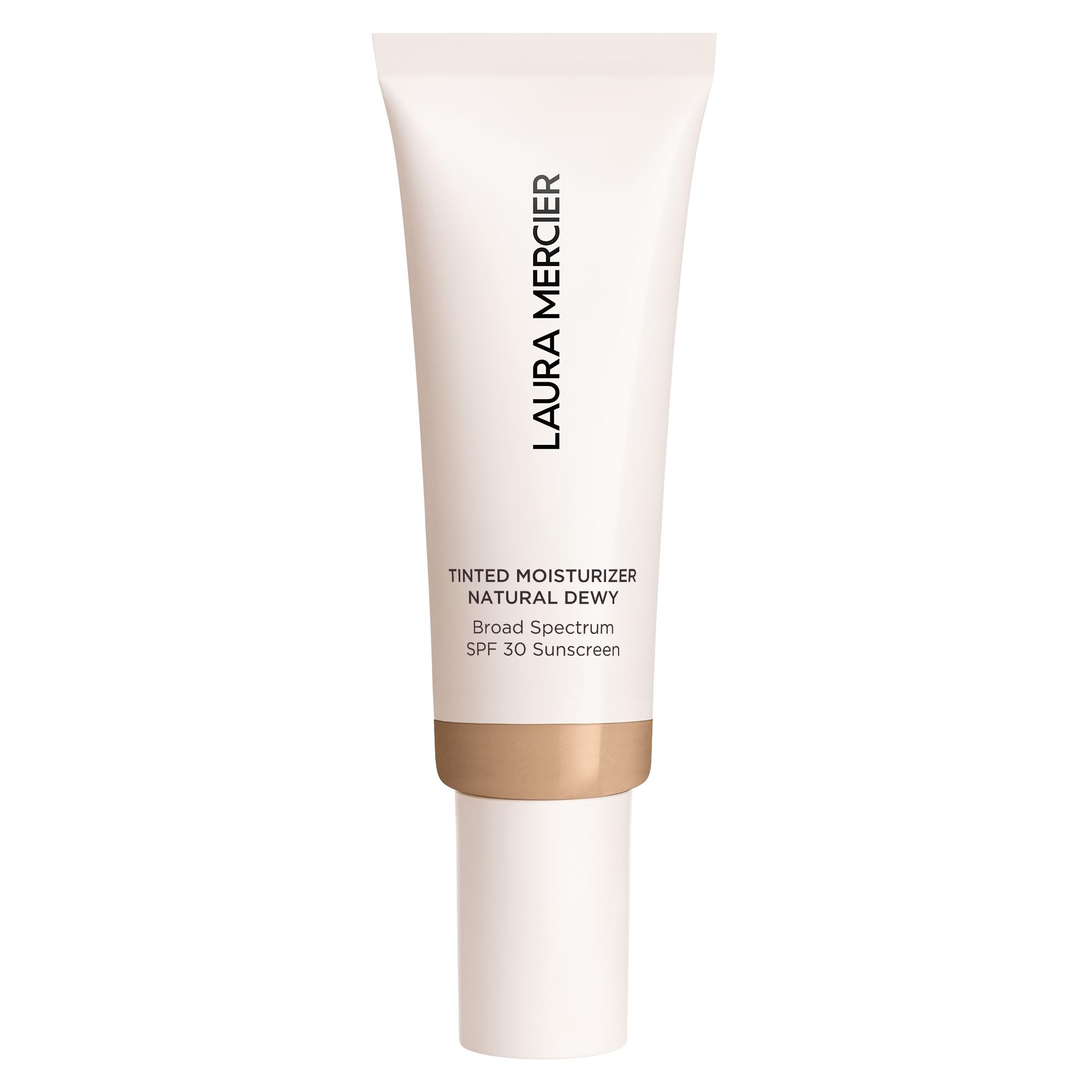 Laura Mercier Tinted Moisturizer Natural Dewy with SPF 30: 24HR+ Hydration, Long Lasting, Sheer to Light, Buildable Coverage, Dewy Finish, Improve Skin Tone and Texture, Skin Tint