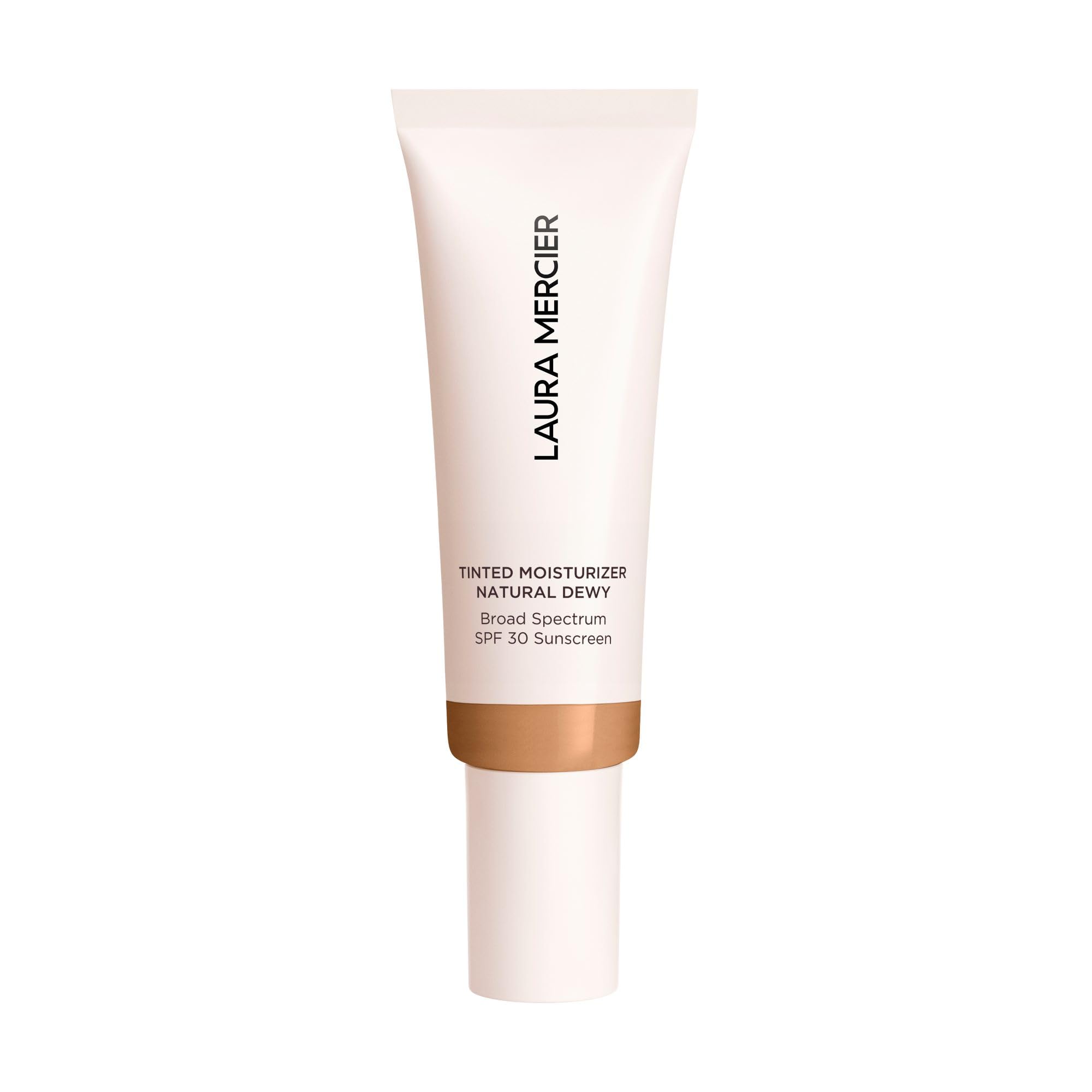Laura Mercier Tinted Moisturizer Natural Dewy with SPF 30: 24HR+ Hydration, Long Lasting, Sheer to Light, Buildable Coverage, Dewy Finish, Improve Skin Tone and Texture, Skin Tint