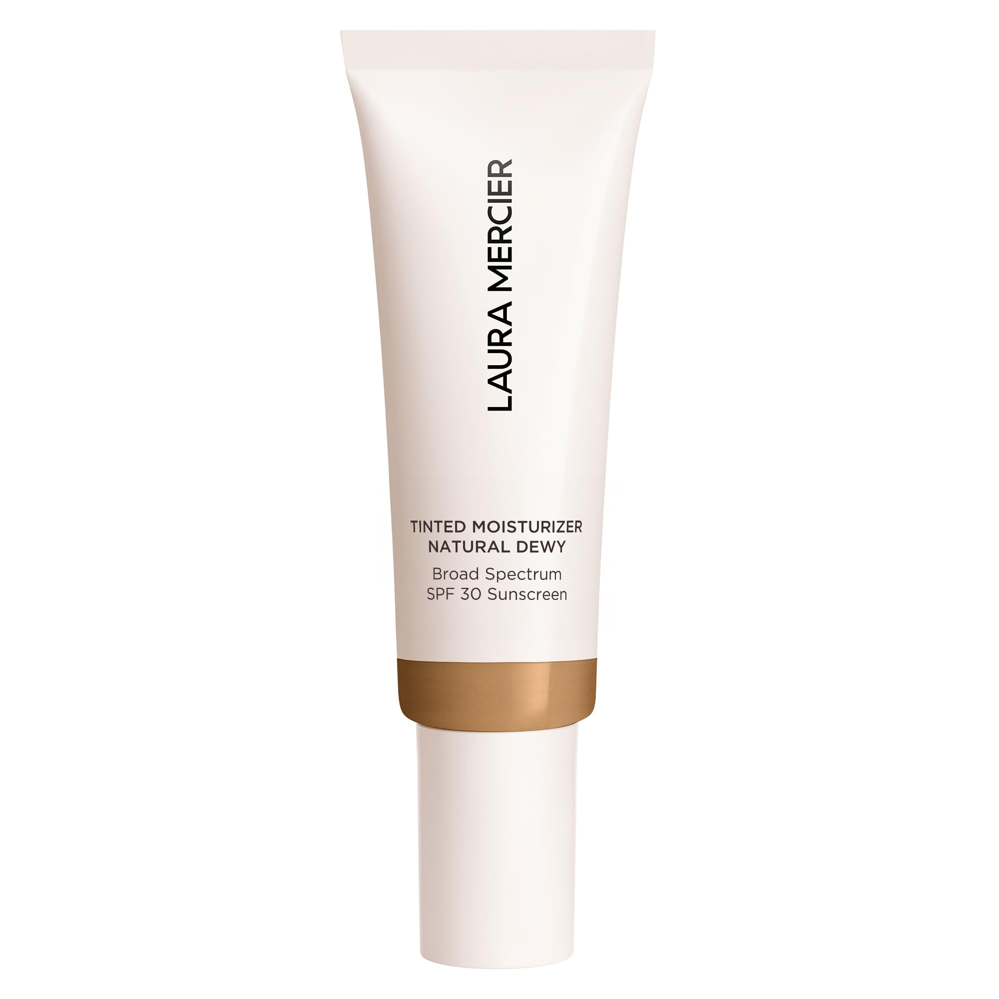 Laura Mercier Tinted Moisturizer Natural Dewy with SPF 30: 24HR+ Hydration, Long Lasting, Sheer to Light, Buildable Coverage, Dewy Finish, Improve Skin Tone and Texture, Skin Tint