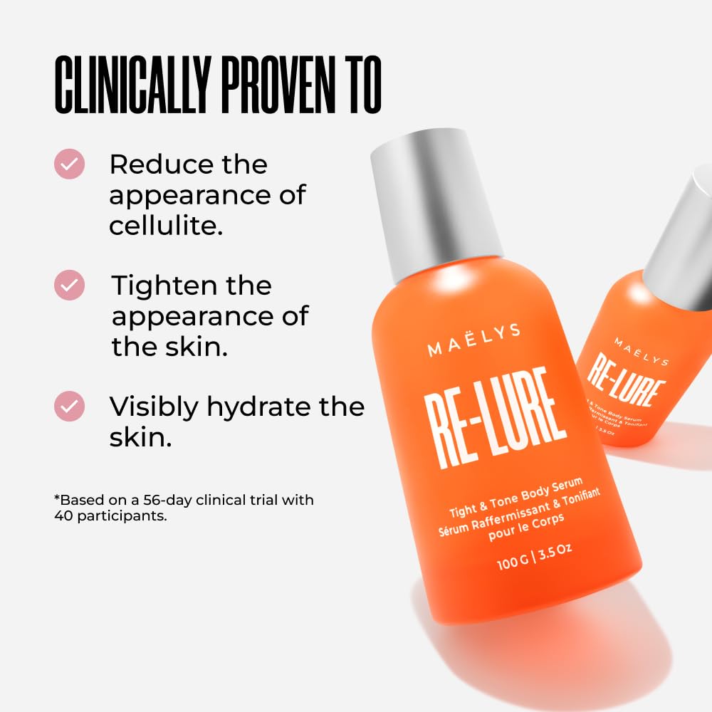 MAËLYS RE-LURE Tight & Tone Body Serum - Hyaluronic Acid Serum for Women - Hydrating, Tightens Appearance of Skin for Toned Look