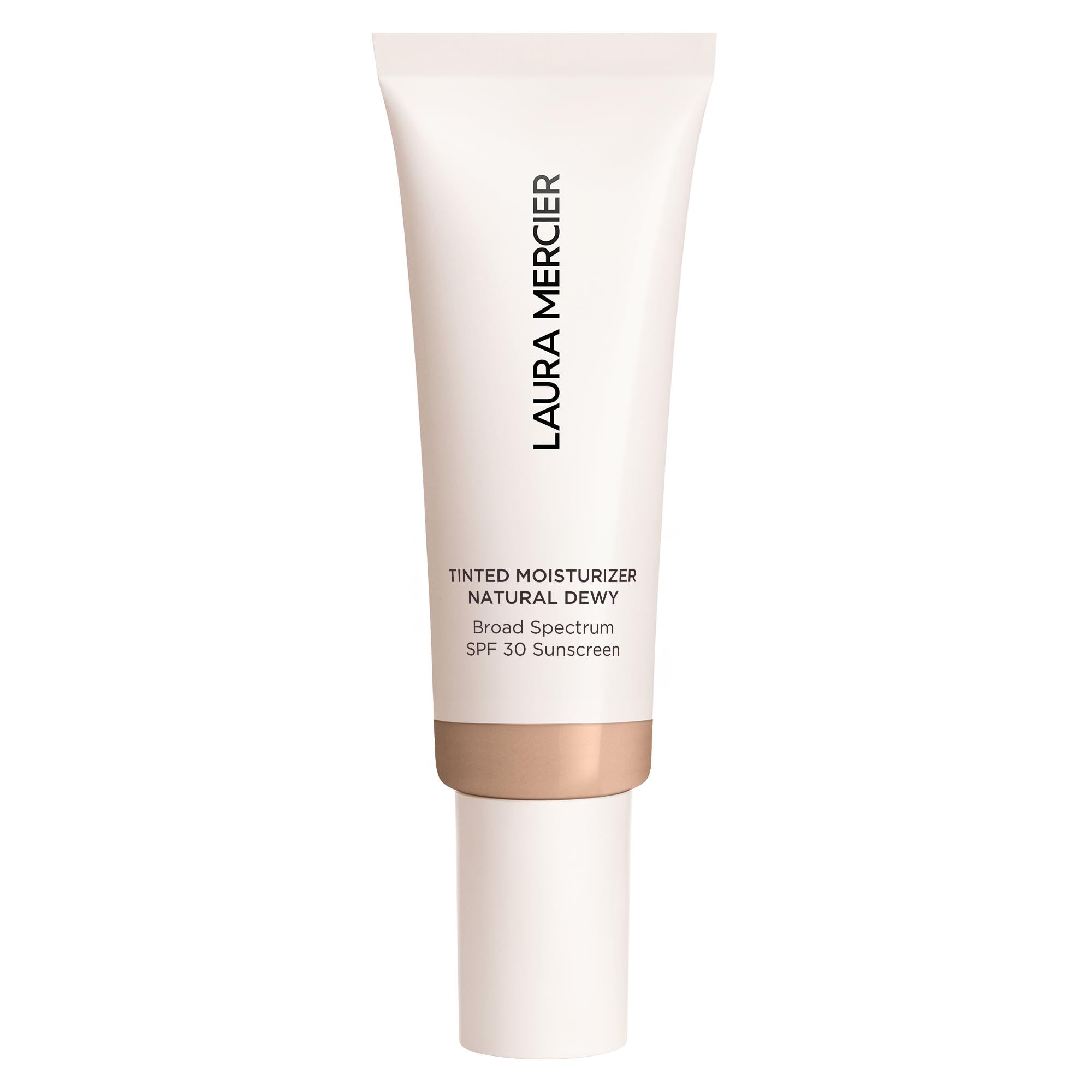 Laura Mercier Tinted Moisturizer Natural Dewy with SPF 30: 24HR+ Hydration, Long Lasting, Sheer to Light, Buildable Coverage, Dewy Finish, Improve Skin Tone and Texture, Skin Tint