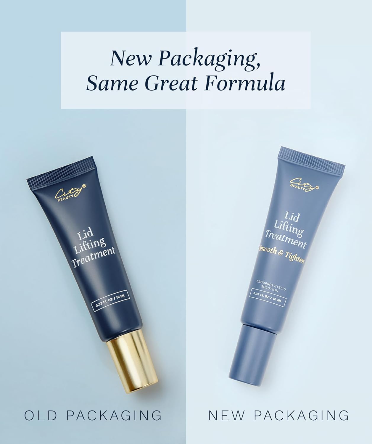 City Beauty Lid Lifting Formula – Eye Cream for Aging Eyelids – Instant Appearance Lift & Firming Support – Diamond Powder & Hawthorn Extract Blend