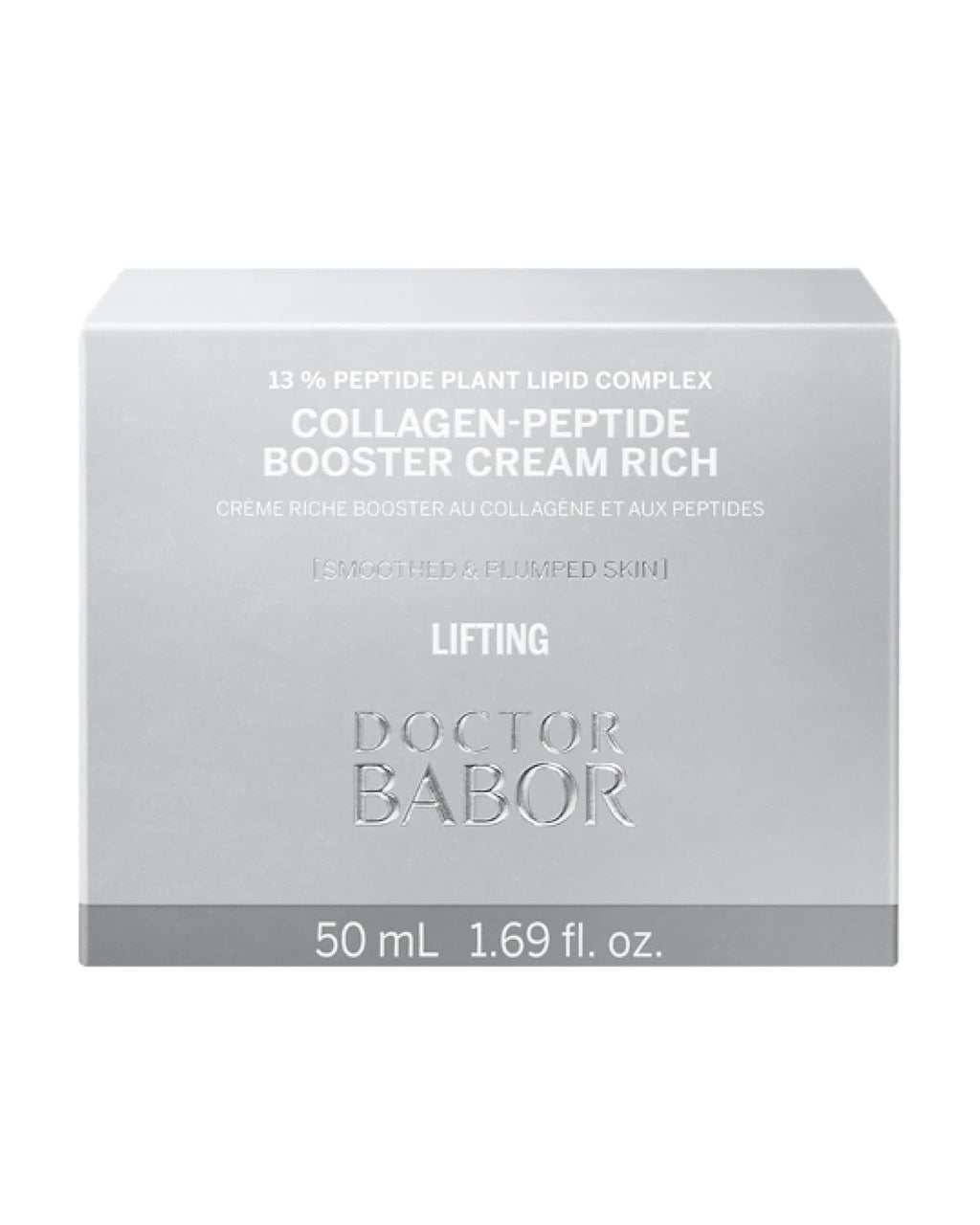 BABOR DOCTOR Collagen-Peptide Booster Cream, Peptide Plant Complex, Supports Collagen Production while Reducing Wrinkles, Improve Elasticity to Plump and Hydrate the Skin, 1.69 oz