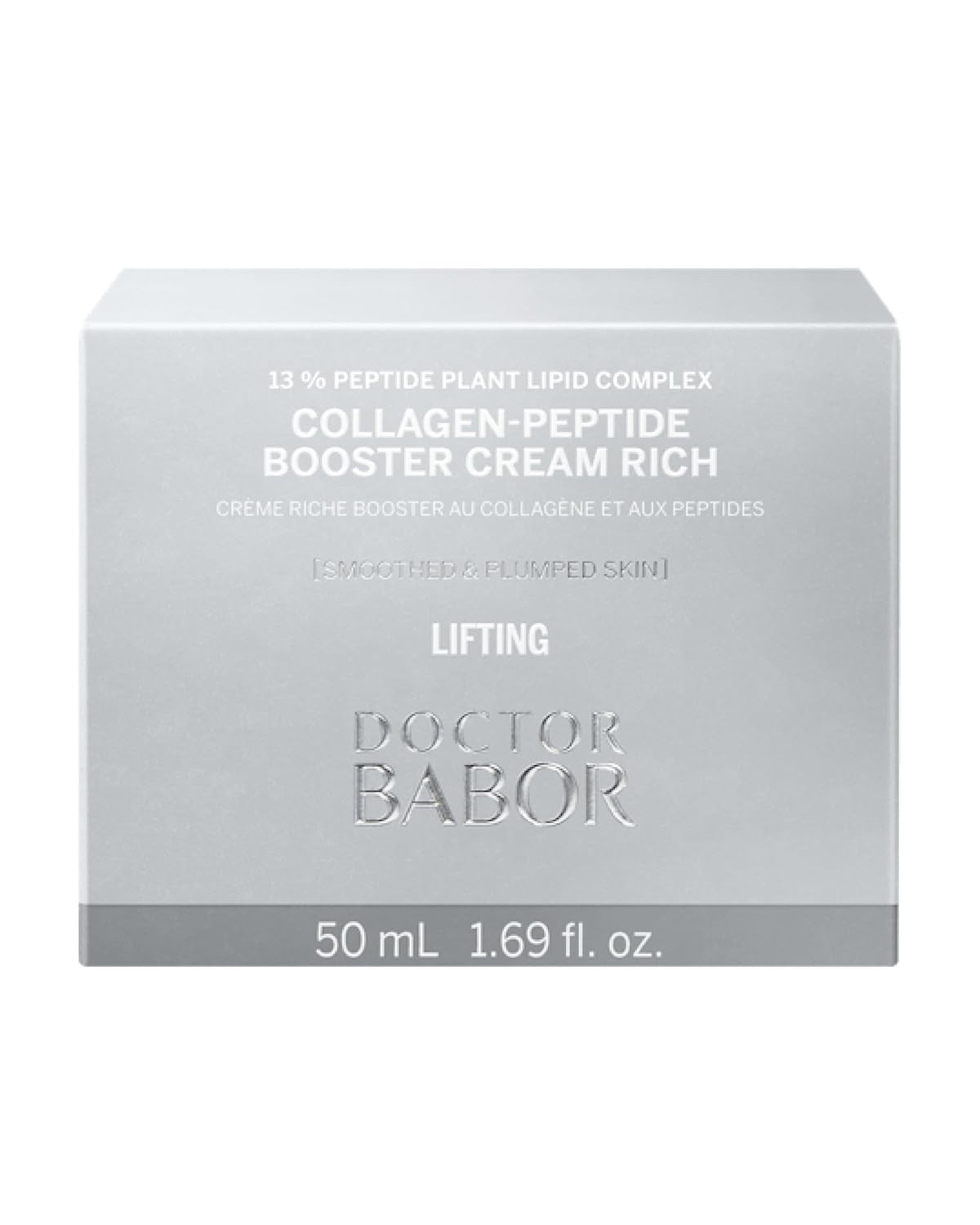 BABOR DOCTOR Collagen-Peptide Booster Cream, Peptide Plant Complex, Supports Collagen Production while Reducing Wrinkles, Improve Elasticity to Plump and Hydrate the Skin, 1.69 oz