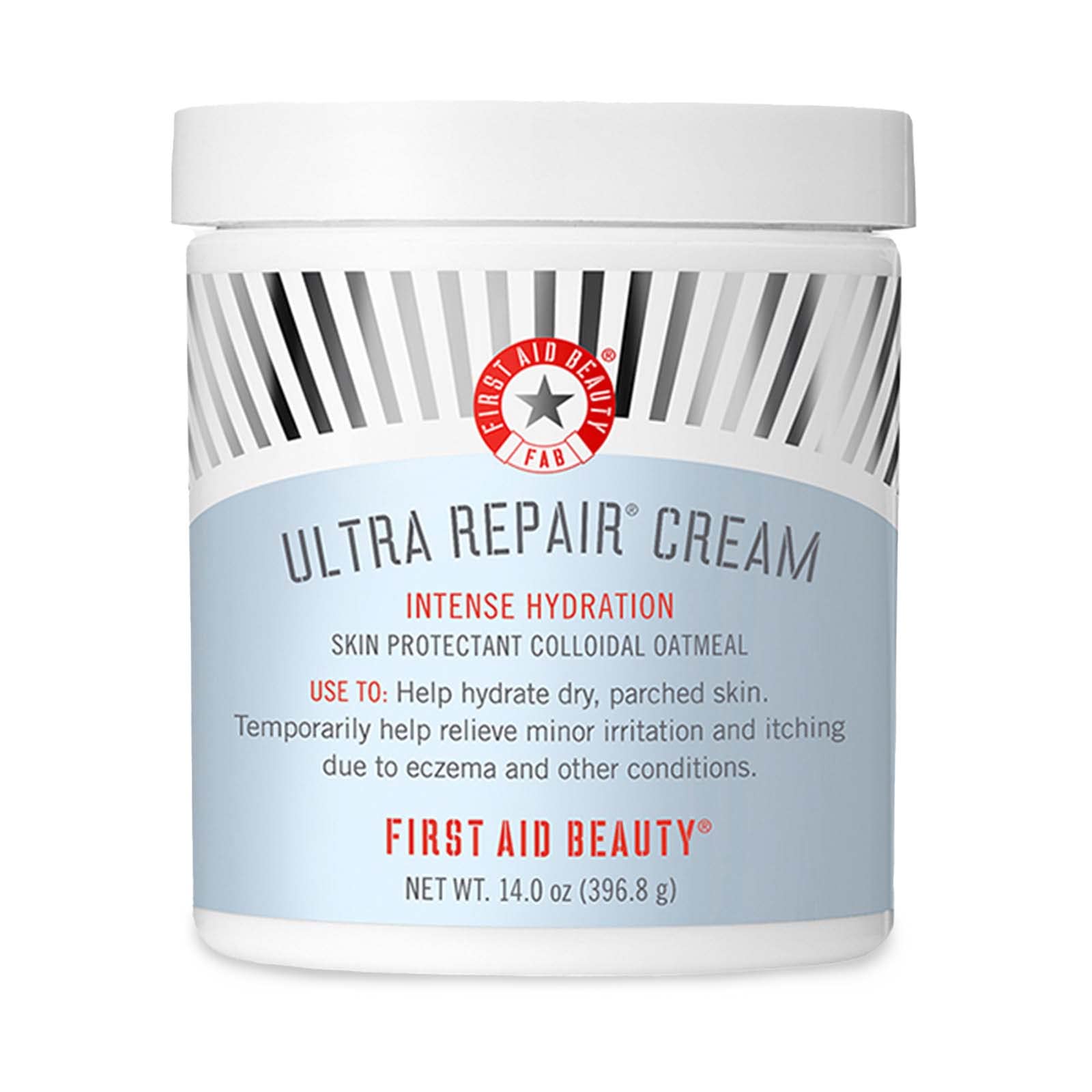 First Aid Beauty - Ultra Repair Cream, Intense Hydration Whipped Colloidal Oatmeal, Clinically Proven to Strengthen Skin Barrier in 7 Days & Helps Relieve Eczema, Luxury Face & Body Moisturizer, 6 oz