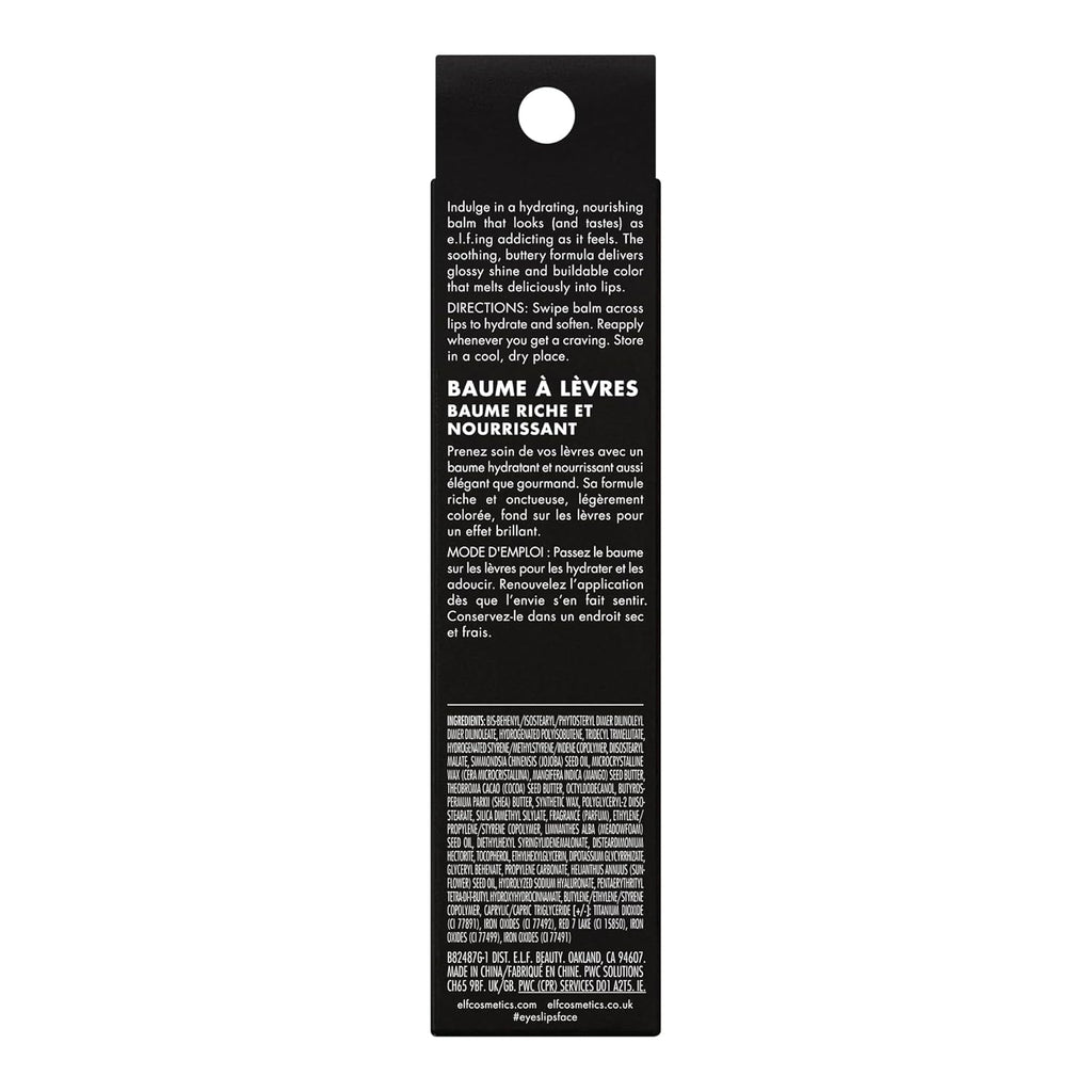 e.l.f. Glow Reviver Melting Lip Balm, Hydrating Tinted Lip Balm For A Glossy Finish & Soft, Supple Lips, Vegan & Cruelty-Free, Strawberry Shortcake