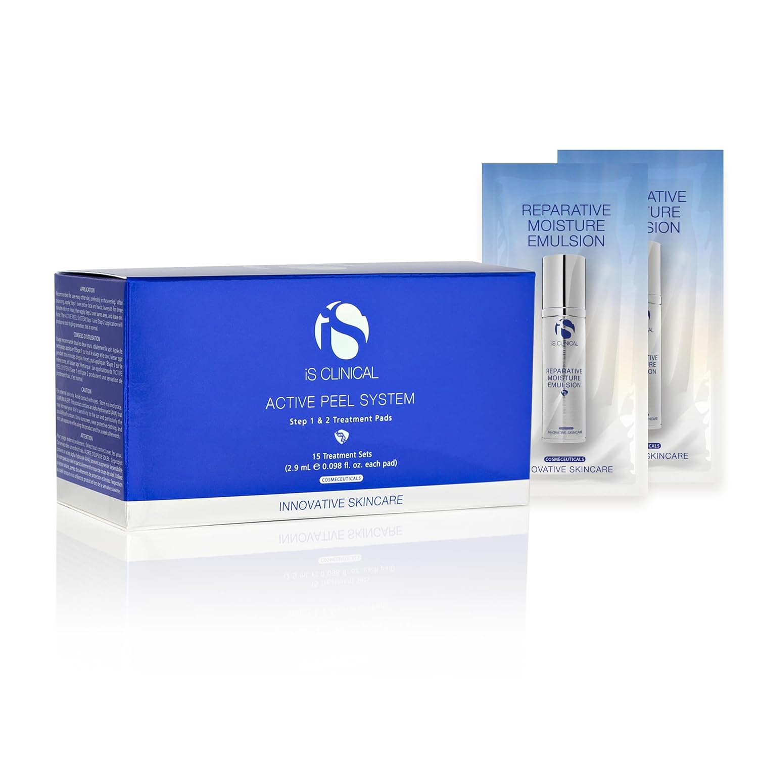iS CLINICAL Active Peel System, two-step gentle at-home peel system for face Exfoliation