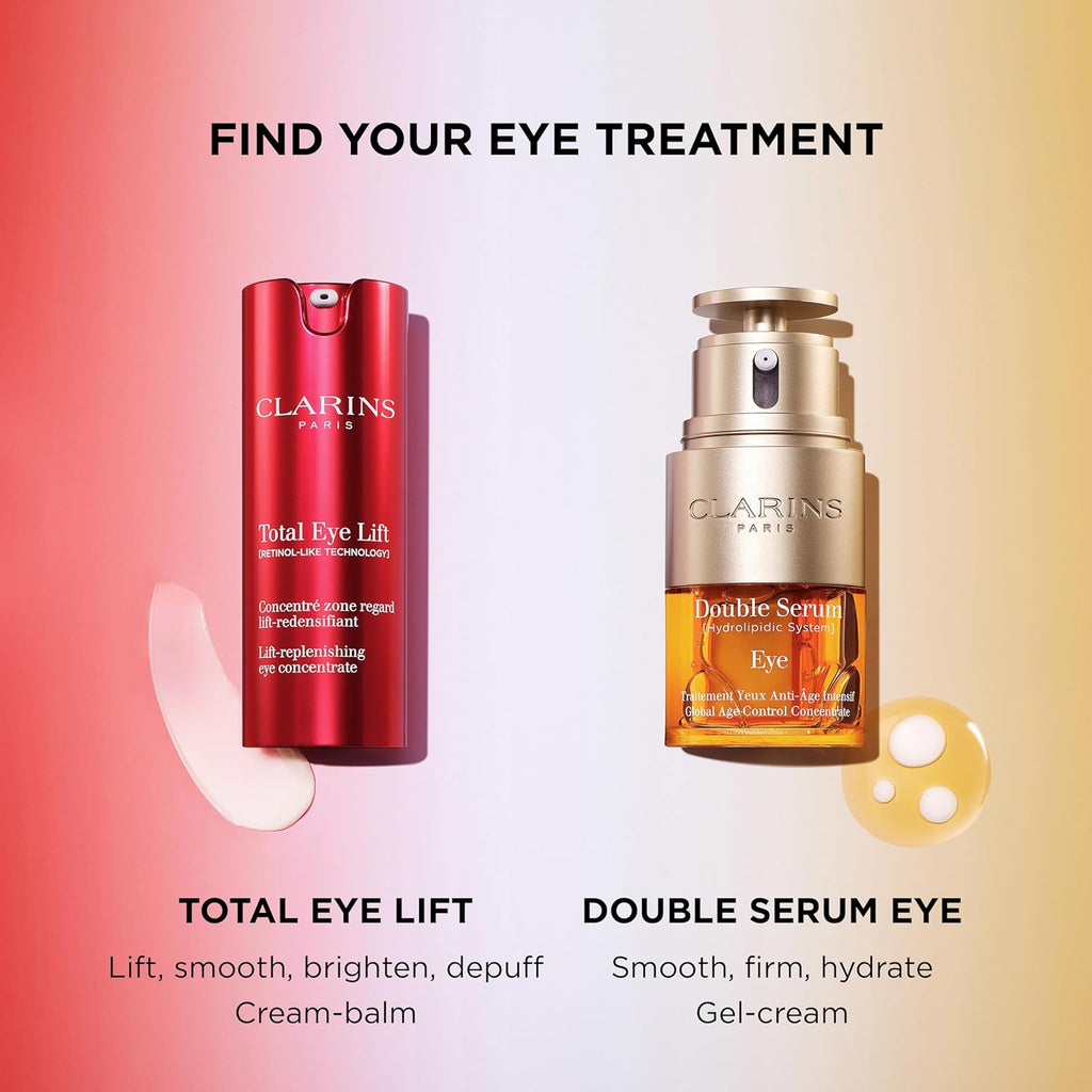 Clarins NEW Total Eye Lift | Anti Aging Eye Cream | Targets Wrinkles, Crow's Feet, Dark Circles and Puffiness For a Visible Eye Lift in 30 Seconds | REFILLABLE
