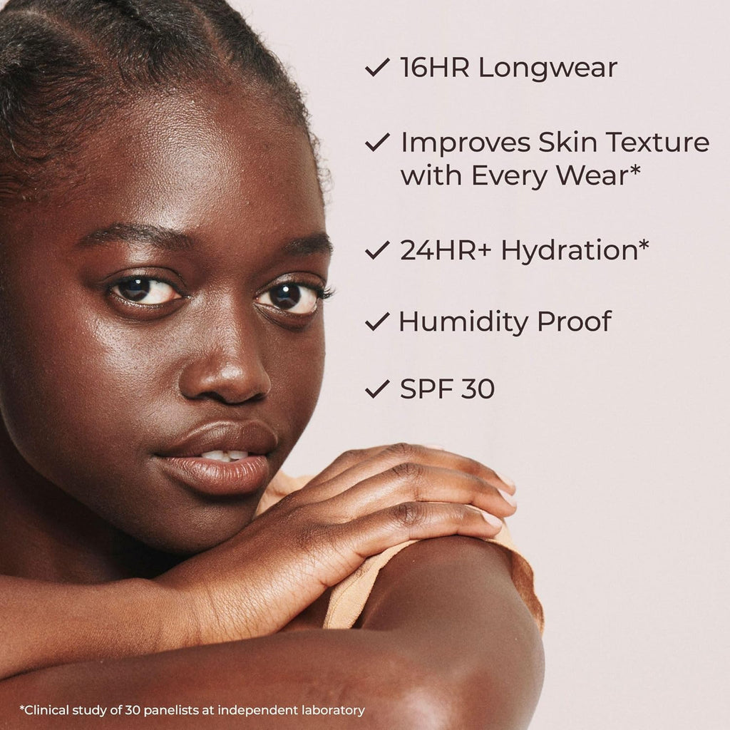 Laura Mercier Tinted Moisturizer Natural Dewy with SPF 30: 24HR+ Hydration, Long Lasting, Sheer to Light, Buildable Coverage, Dewy Finish, Improve Skin Tone and Texture, Skin Tint