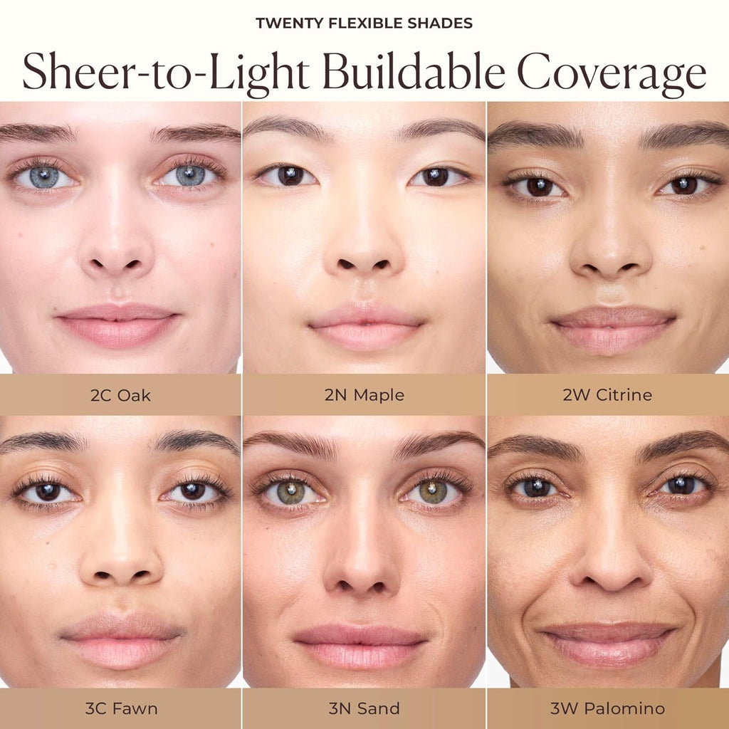 Laura Mercier Tinted Moisturizer Natural Dewy with SPF 30: 24HR+ Hydration, Long Lasting, Sheer to Light, Buildable Coverage, Dewy Finish, Improve Skin Tone and Texture, Skin Tint